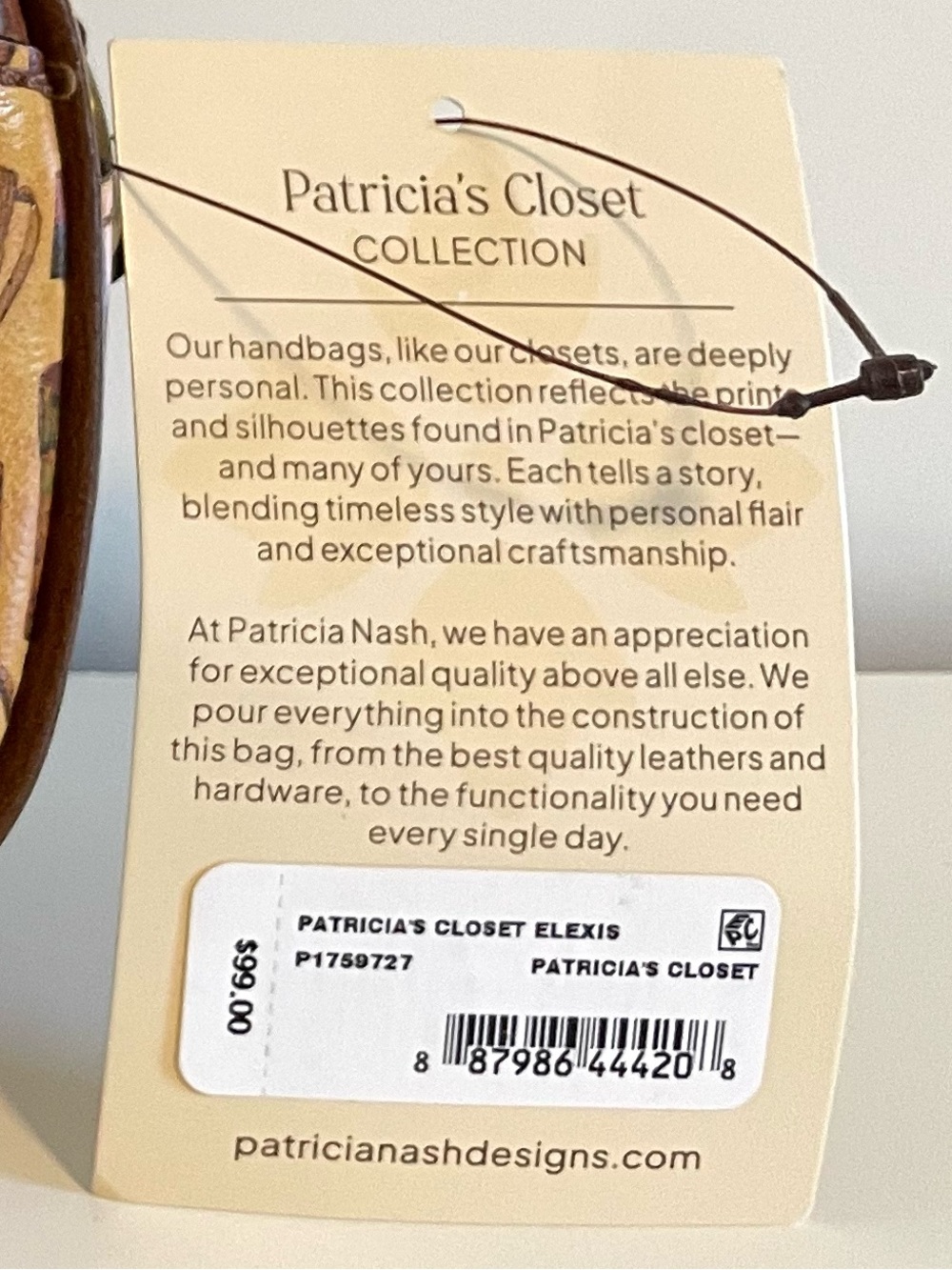 NWT Patricia Nash Elexis Crossbody Handbag
